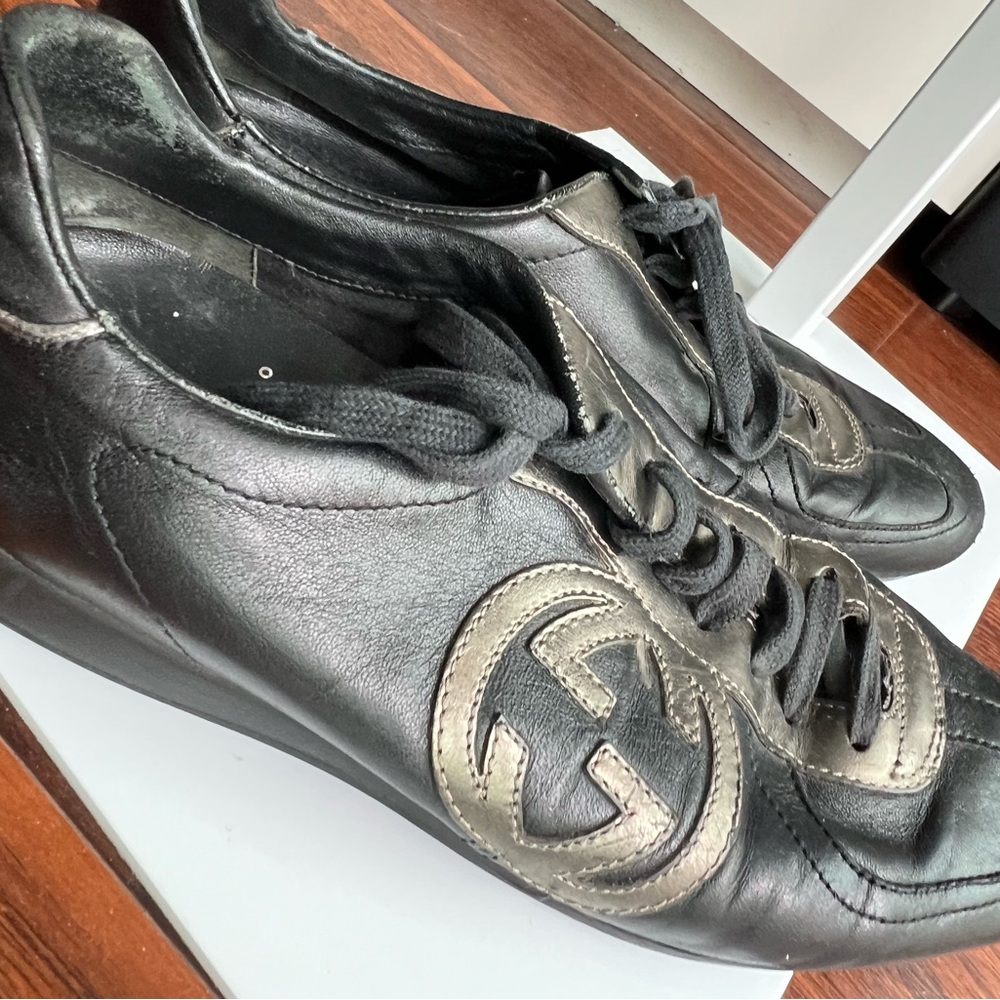 Gucci Vintage Leather sneakers size 10